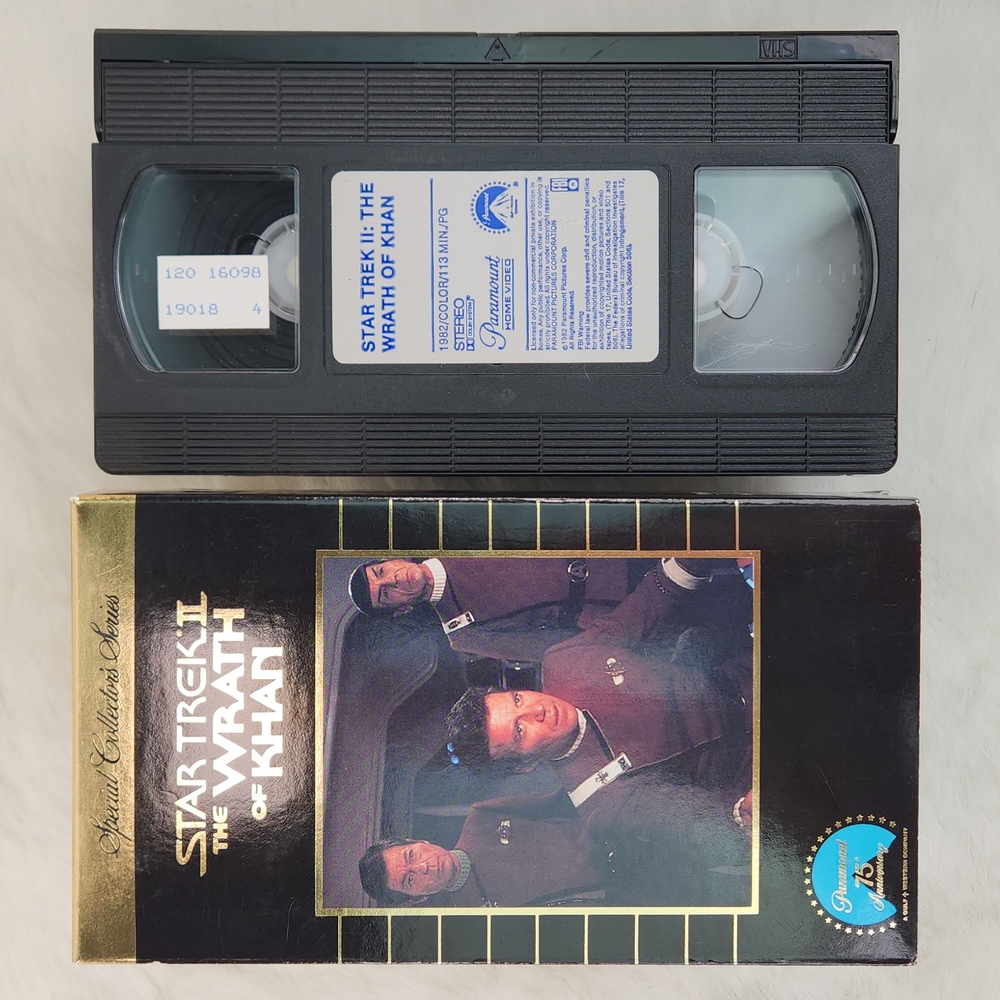 Star Trek II: The Wrath of Khan, Special Edition Collector's Series VHS 1986